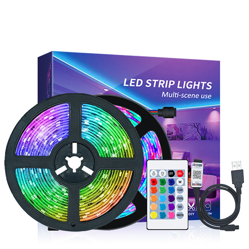 RGB Bluetooth Light Strip Remote & App Control